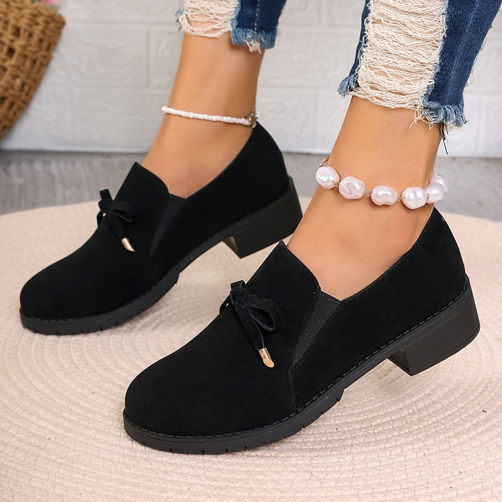 Susannah | Bow-Detail Slip-On Loafers