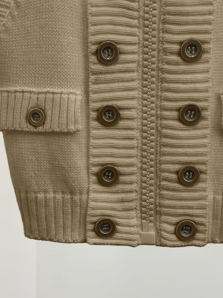 Marguerite | Structured High-Collar Zip Waistcoat