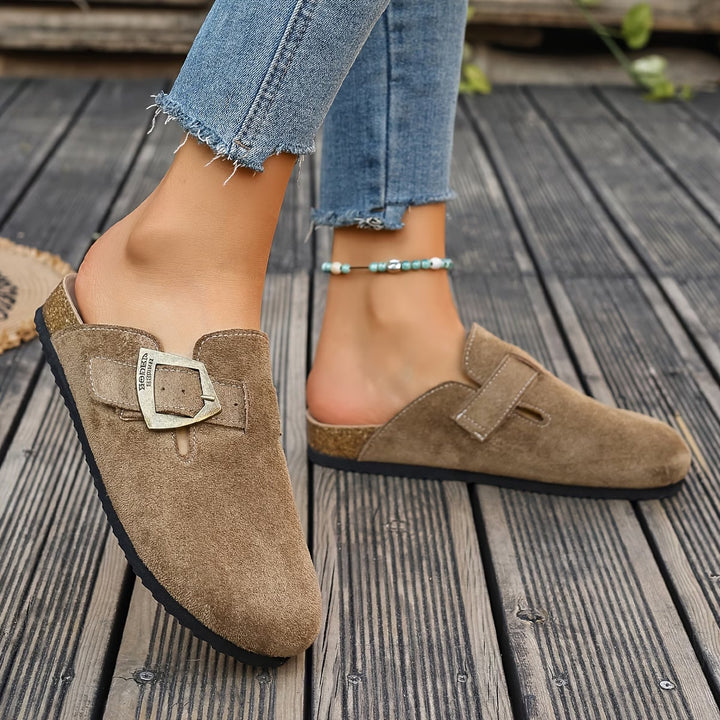 Sophia | Buckled Comfort Clogs
