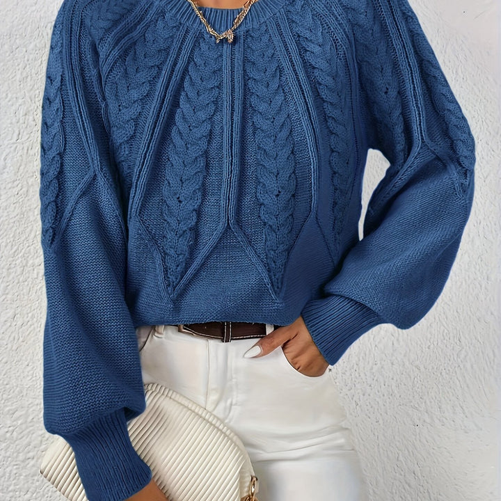 Ophelia | Relaxed Cable-Knit Sweater