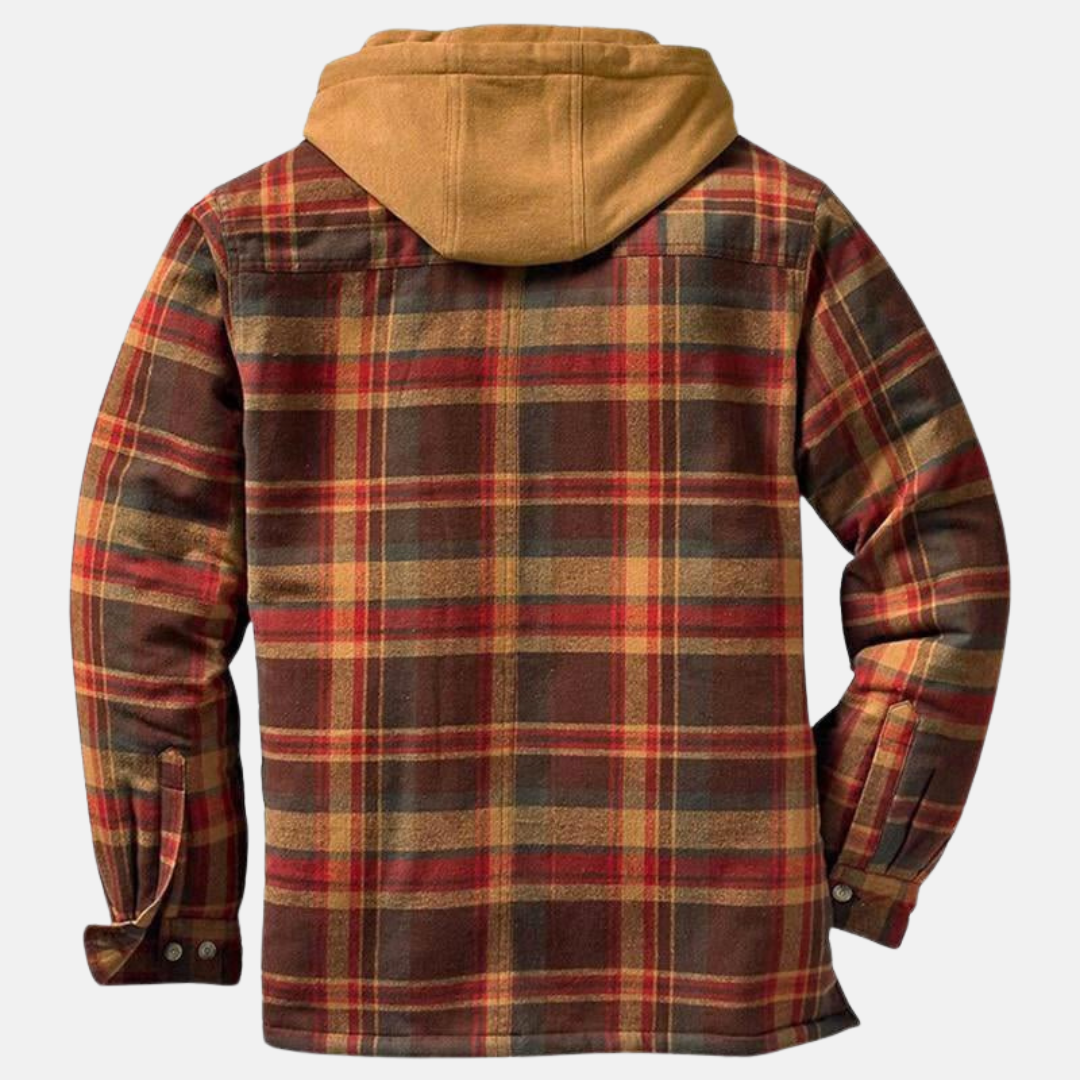 Roland | Rugged Checked Hooded Jacket