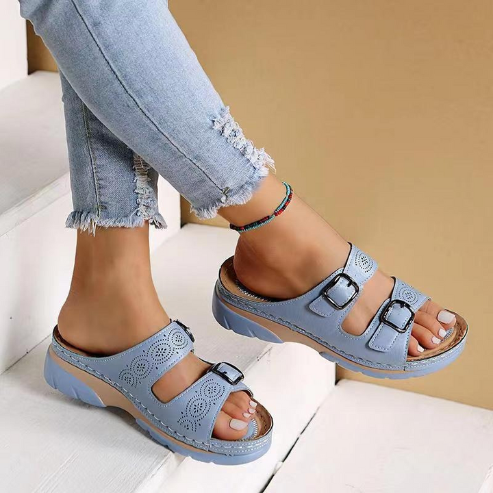Rosanna | Comfort-Cushioned Slide Sandals