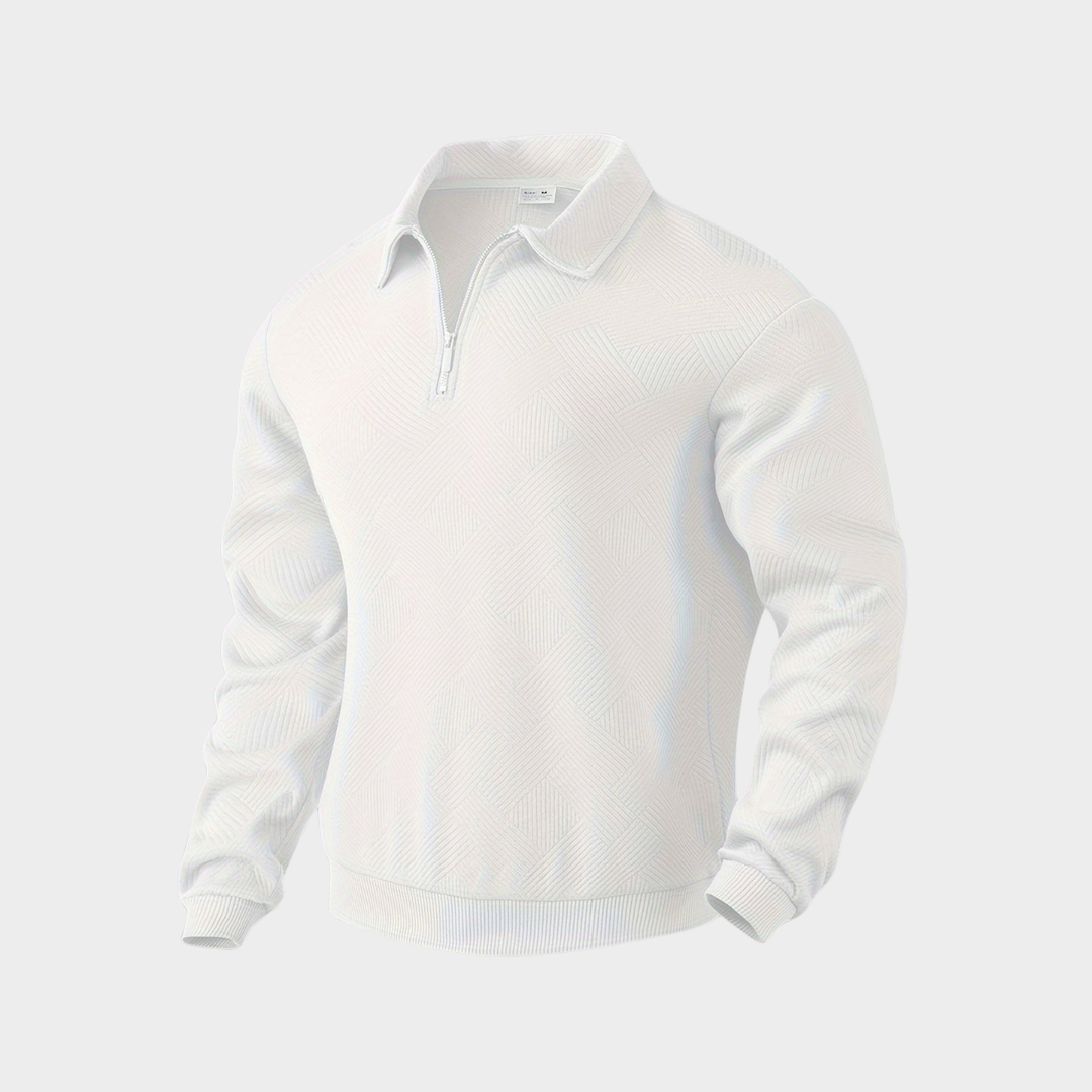 Nolan | Collared Half-Zip Pullover