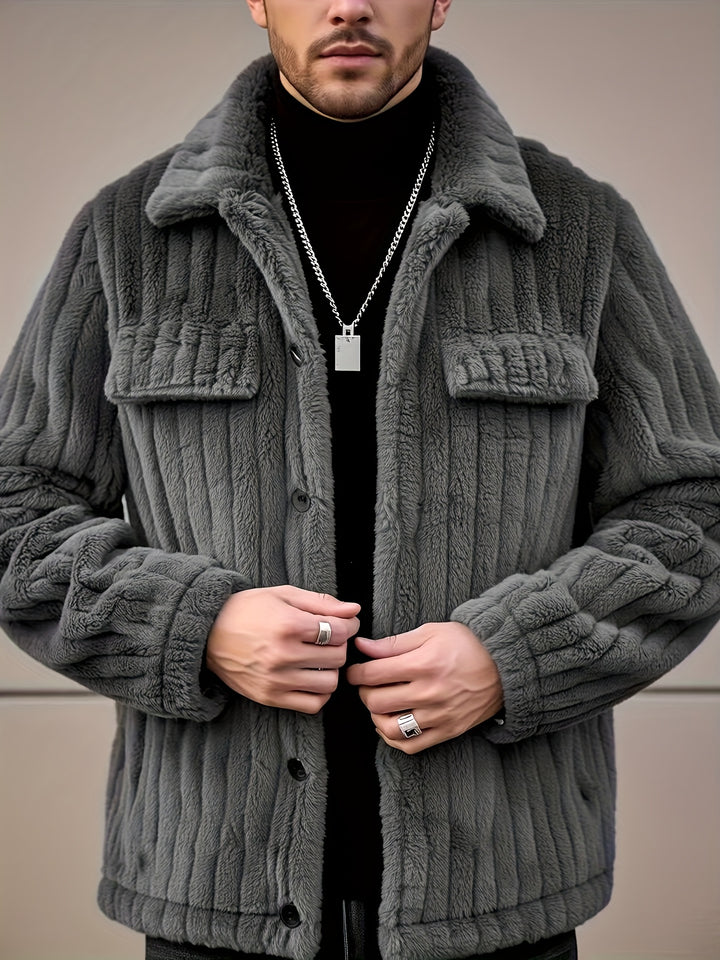 Warren | Cosy Textured Winter Jacket