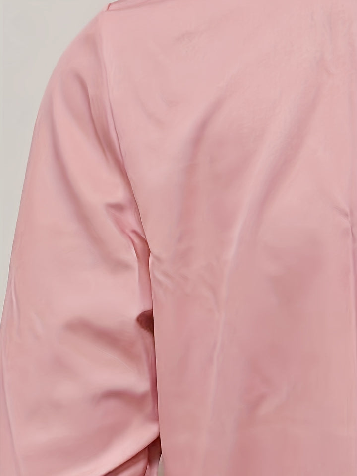 Dorian | Patterned Stand-Collar Shirt