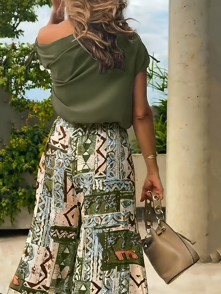 Corinna | Elegant Wide-Leg Two-Piece Set
