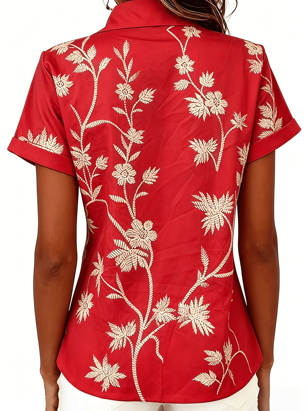 Marjorie | Floral Button-Up Shirt