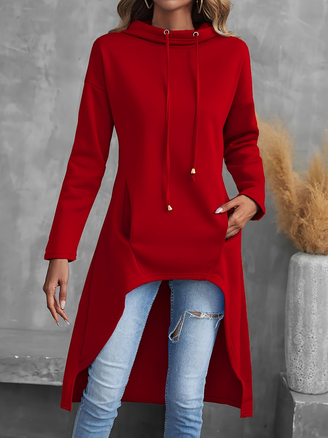 Faye | Relaxed High-Low Hoodie