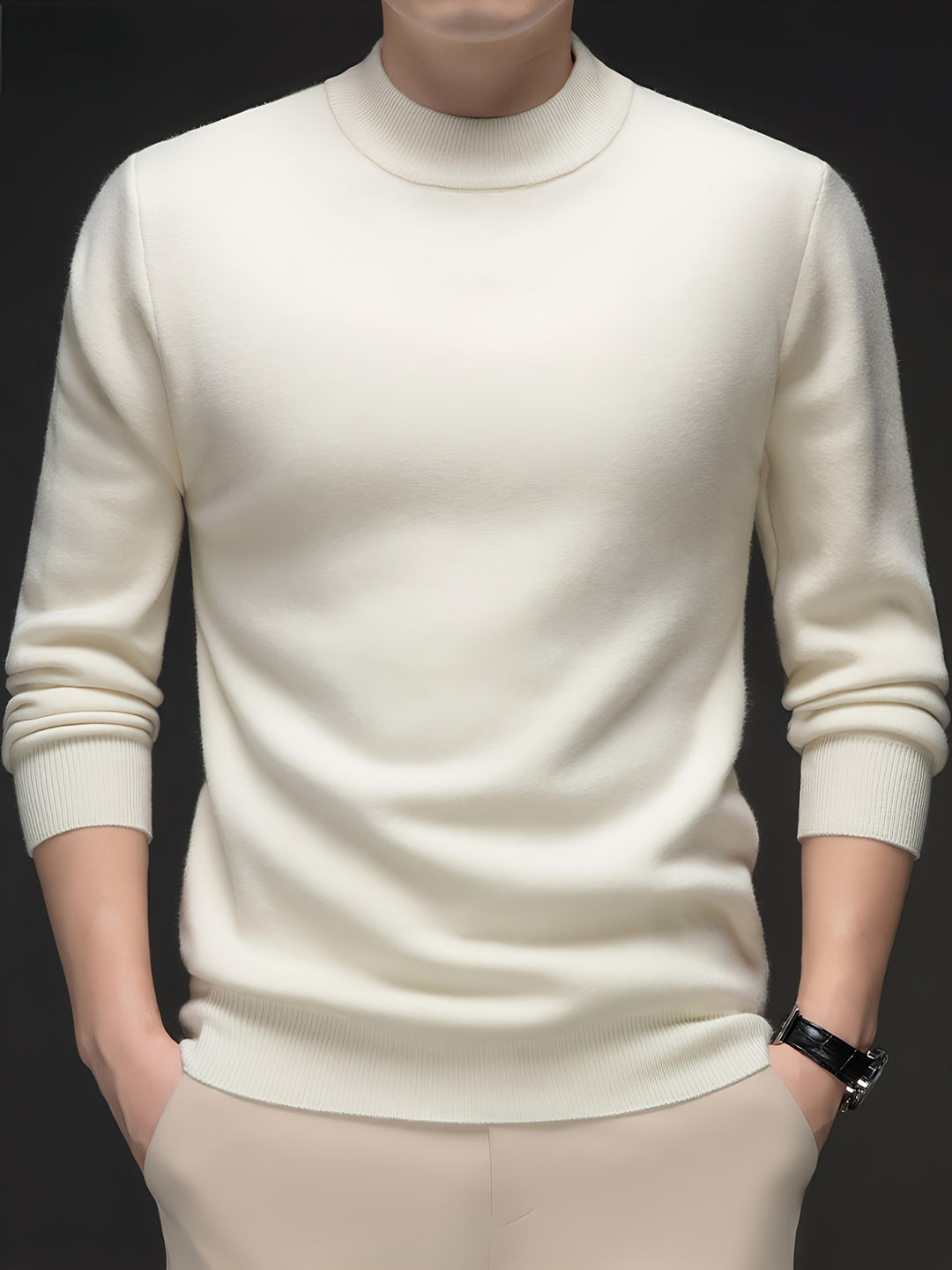 Tobias | Refined High-Neck Sweater