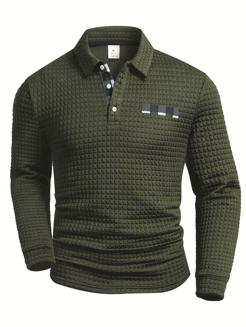 Arnel | Stylish Plaid Pattern Button Up Shirt