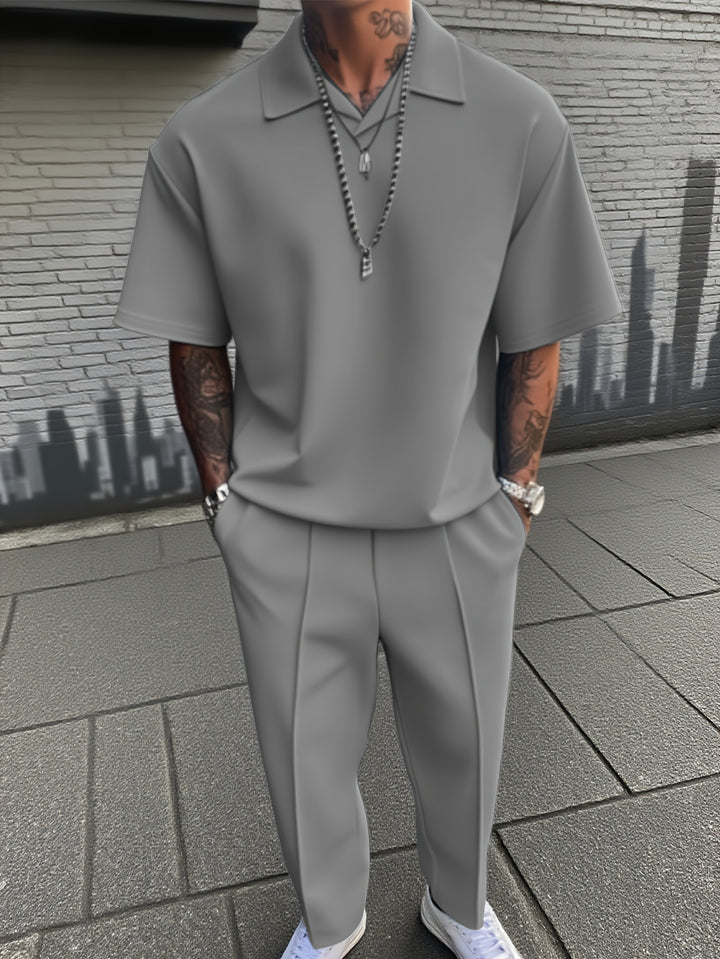 Rhett | Refined Short-Sleeve Two-Piece Set