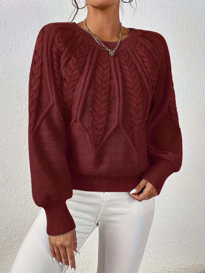 Ophelia | Relaxed Cable-Knit Sweater