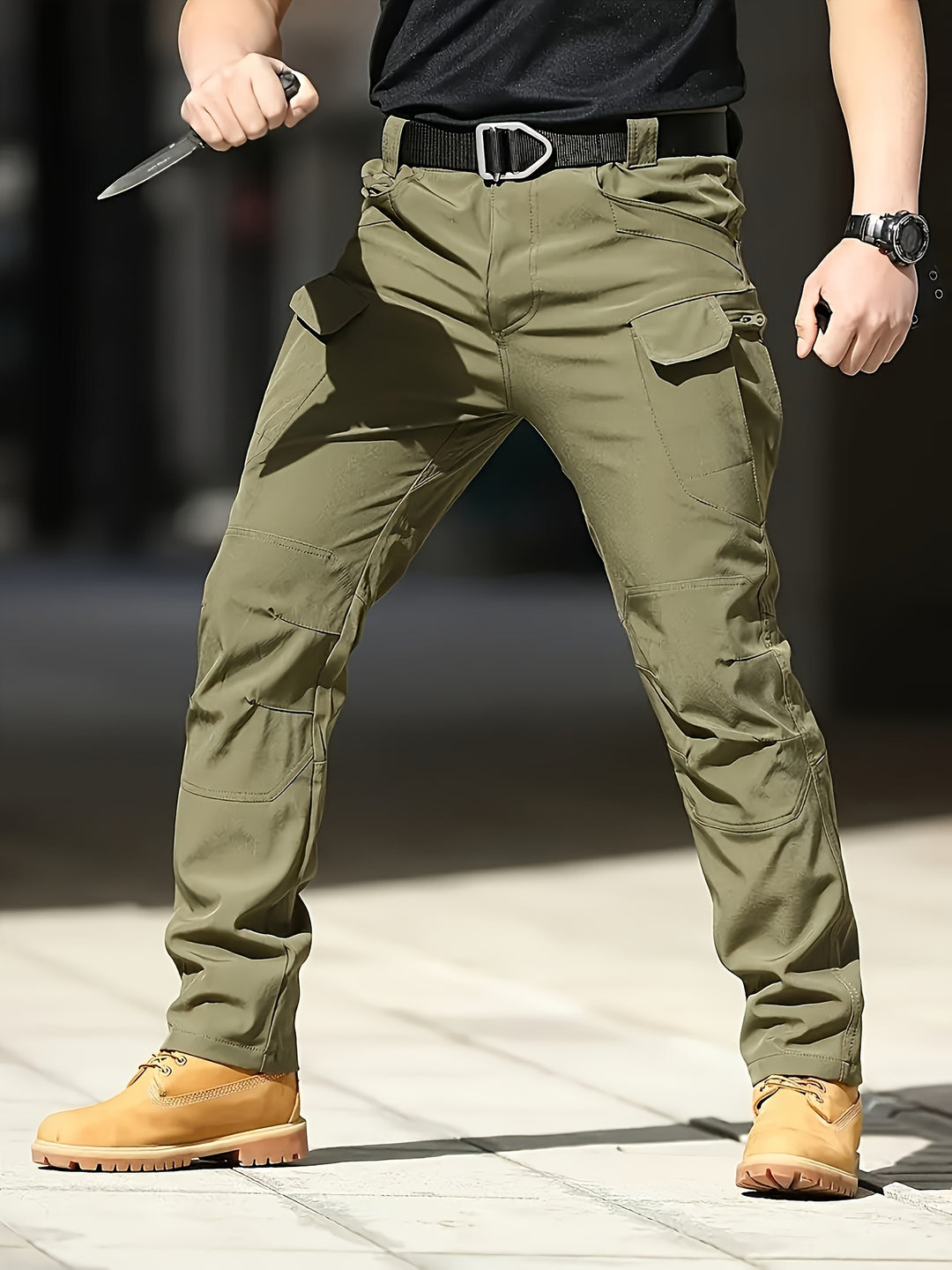 Marcus | Multi-Pocket Utility Trousers