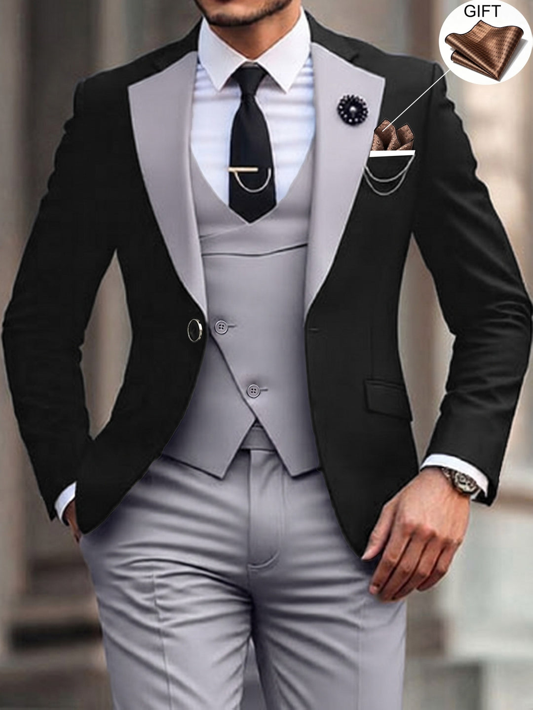 Garrett | Refined Three-Piece Suit