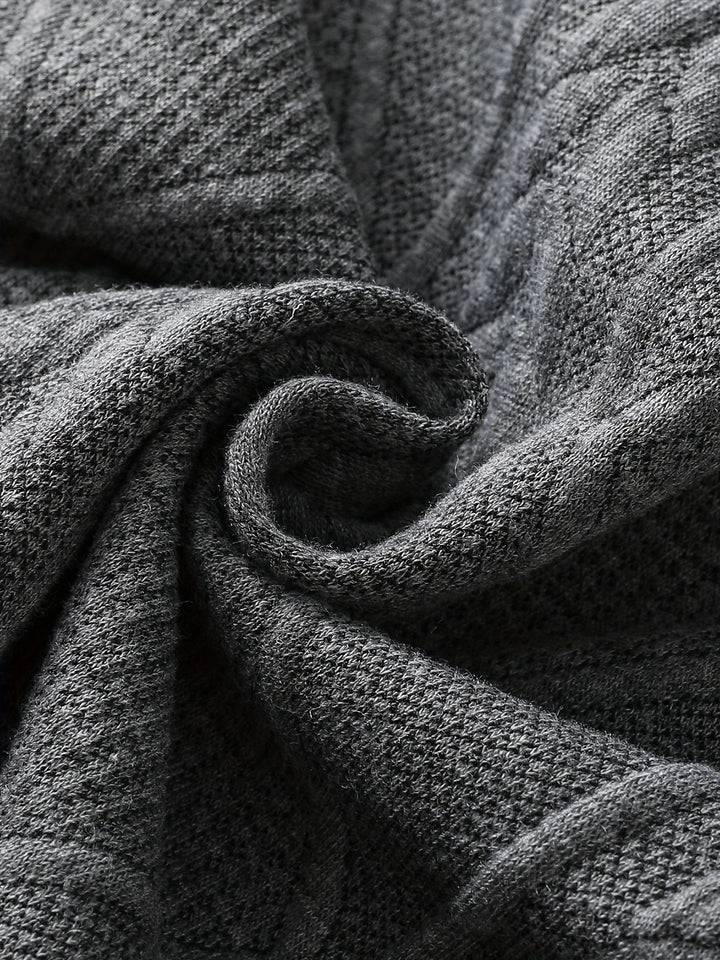 Clifford | Textured Knit-Look Long Sleeve Top