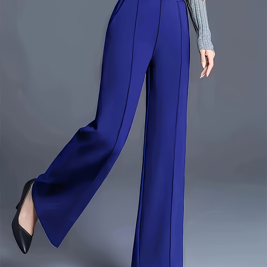 Marlene | High-Waisted Straight-Leg Trousers