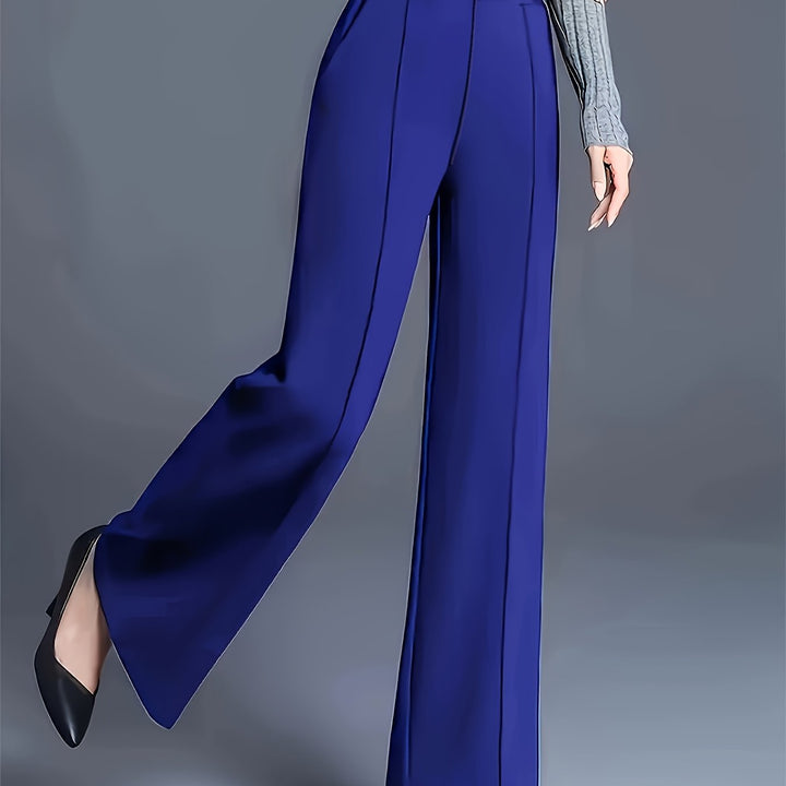 Marlene | High-Waisted Straight-Leg Trousers