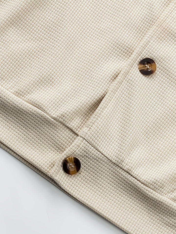 Clifford | Textured Button-Up Overshirt