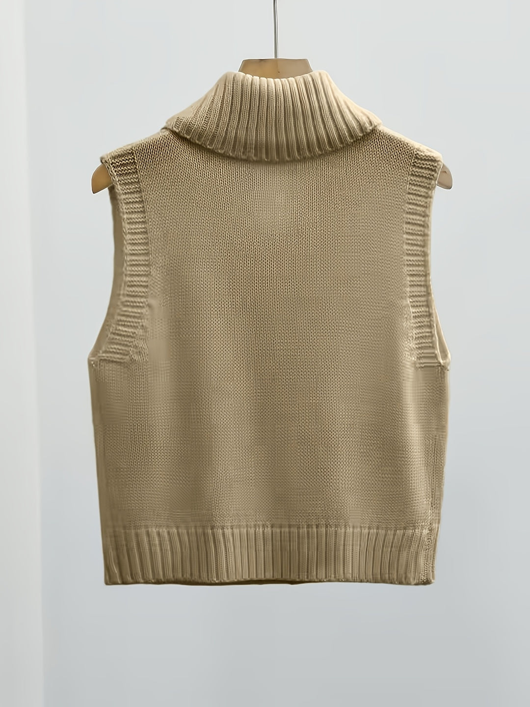 Marguerite | Structured High-Collar Zip Waistcoat