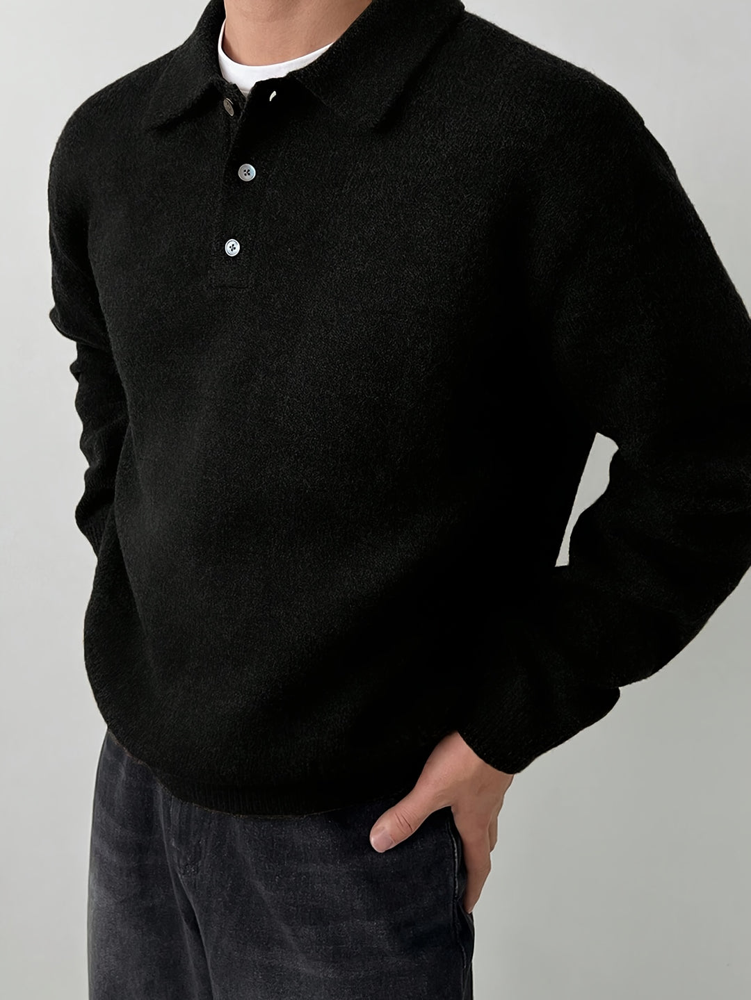 Reid | Polo Collar Knit Jumper