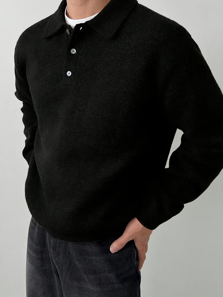 Reid | Polo Collar Knit Jumper