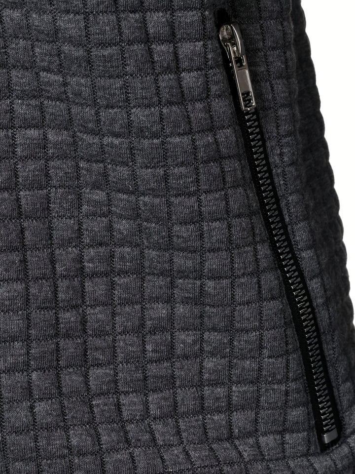 Grayson | Textured Stand-Collar Jacket