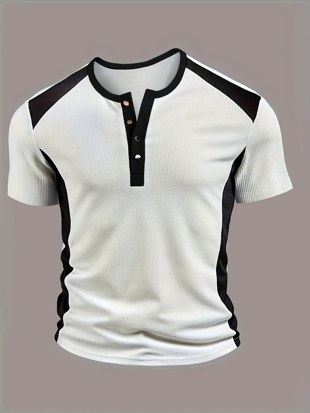 Bradford | Textured Contrast Henley