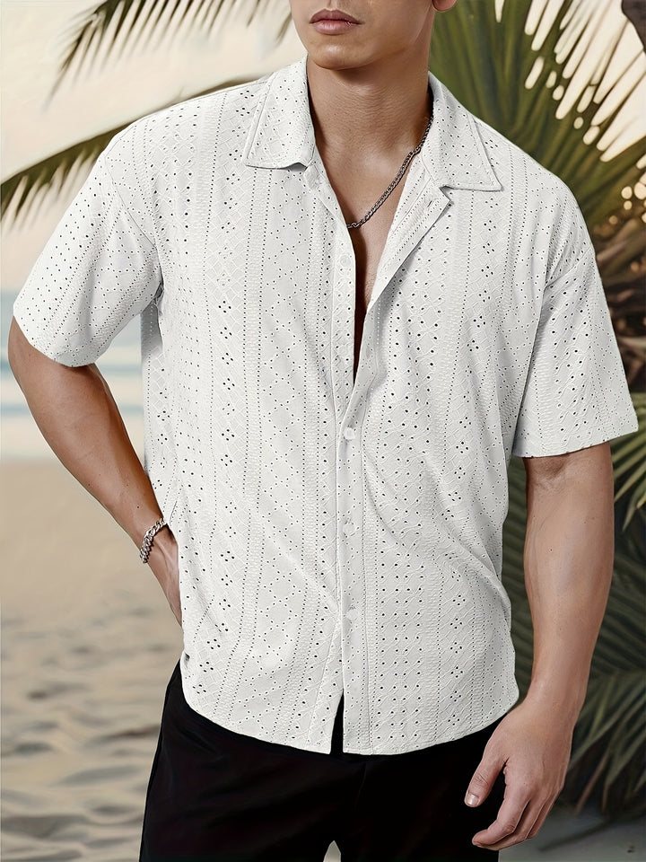 Rhett | Textured Short-Sleeve Casual Shirt
