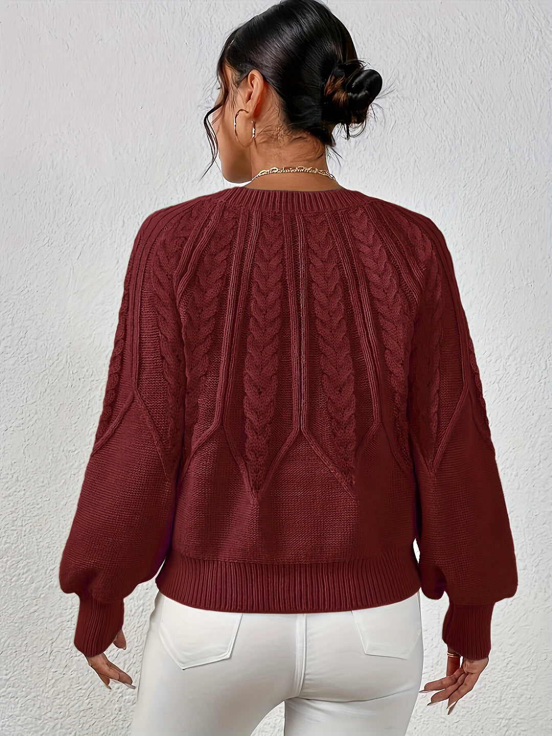 Ophelia | Relaxed Cable-Knit Sweater