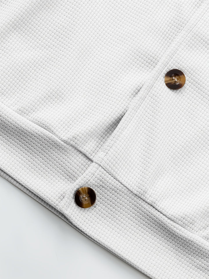 Clifford | Textured Button-Up Overshirt