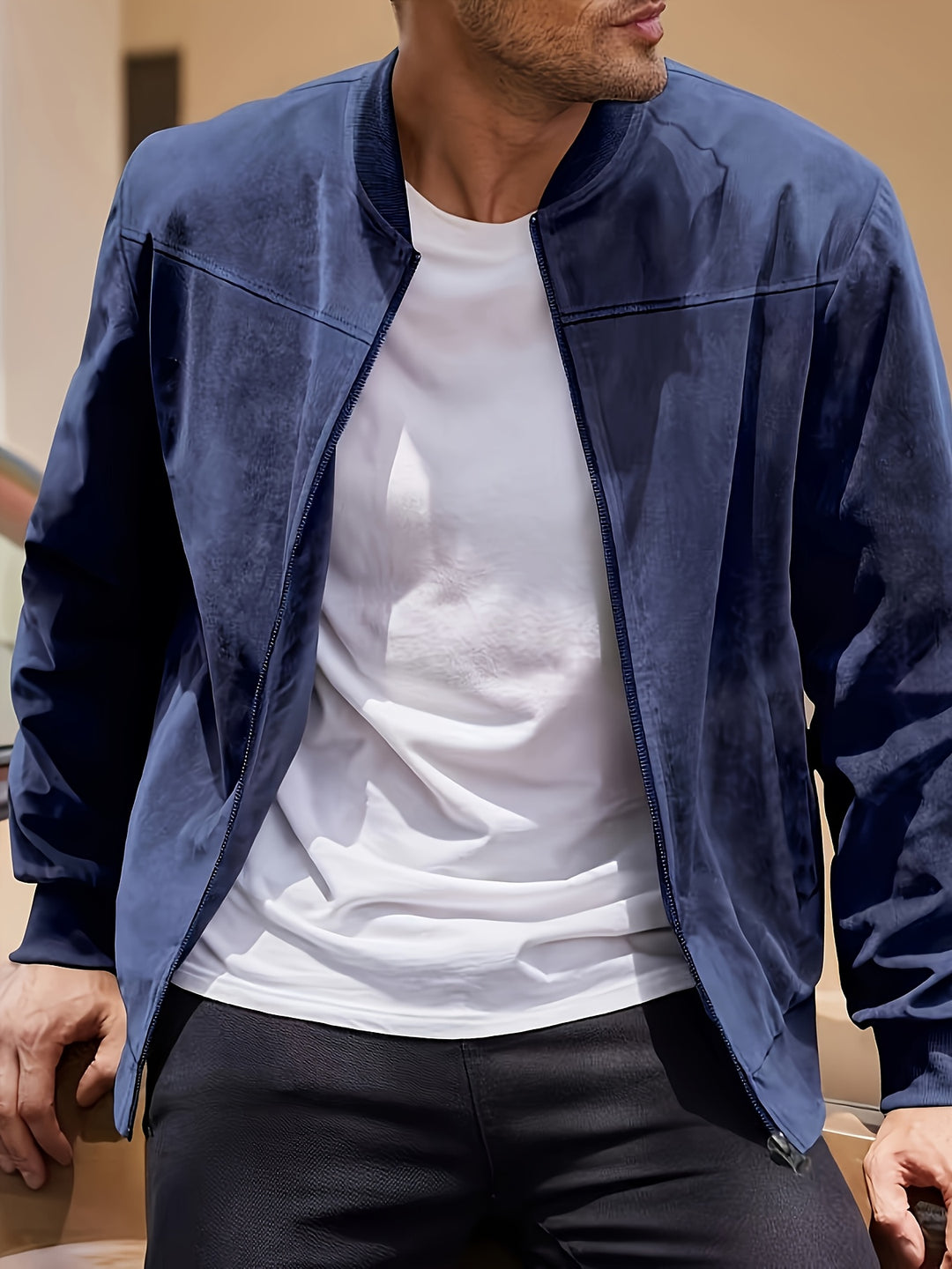 Bradley | Refined Lightweight Zip-Up Jacket