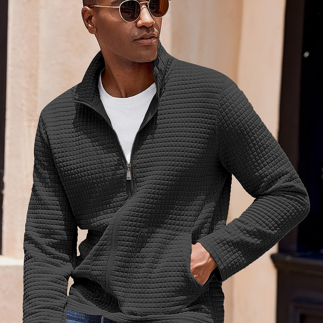 Tobias | Textured Zip-Up Jacket