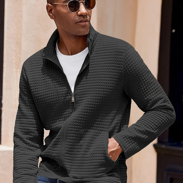 Tobias | Textured Zip-Up Jacket