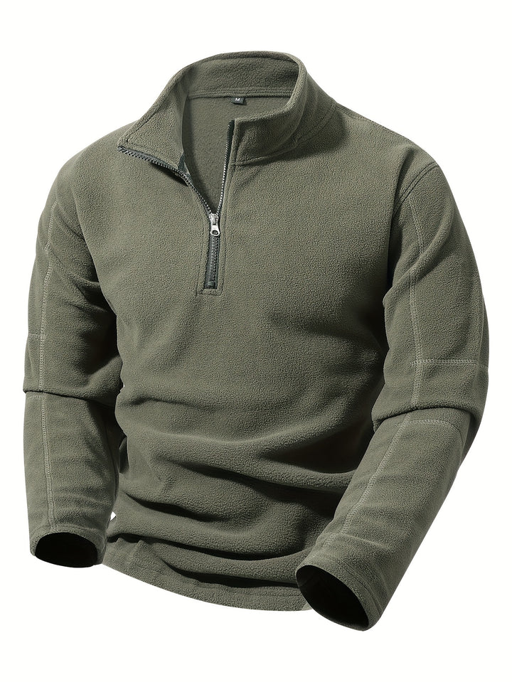 Fraser | Stand-Collar Half-Zip Pullover