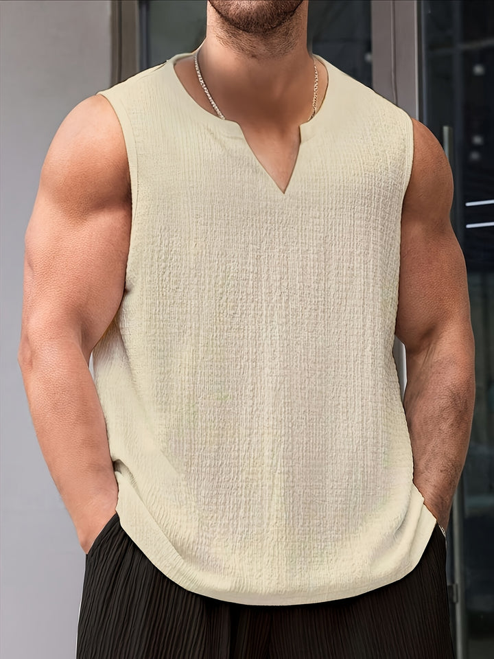 Damon | Relaxed V-Neck Tank Top
