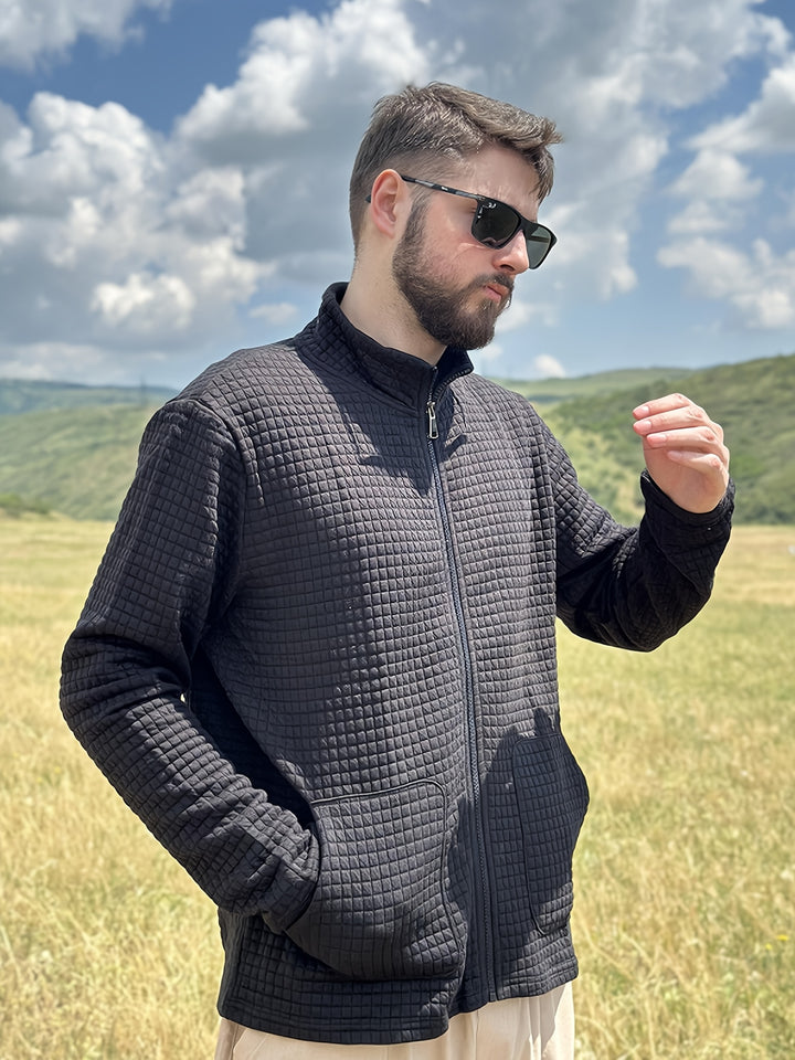 Tobias | Textured Zip-Up Jacket
