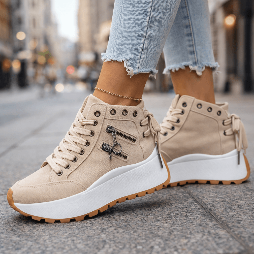 Fenella | Premium High Cut Lace Shoes