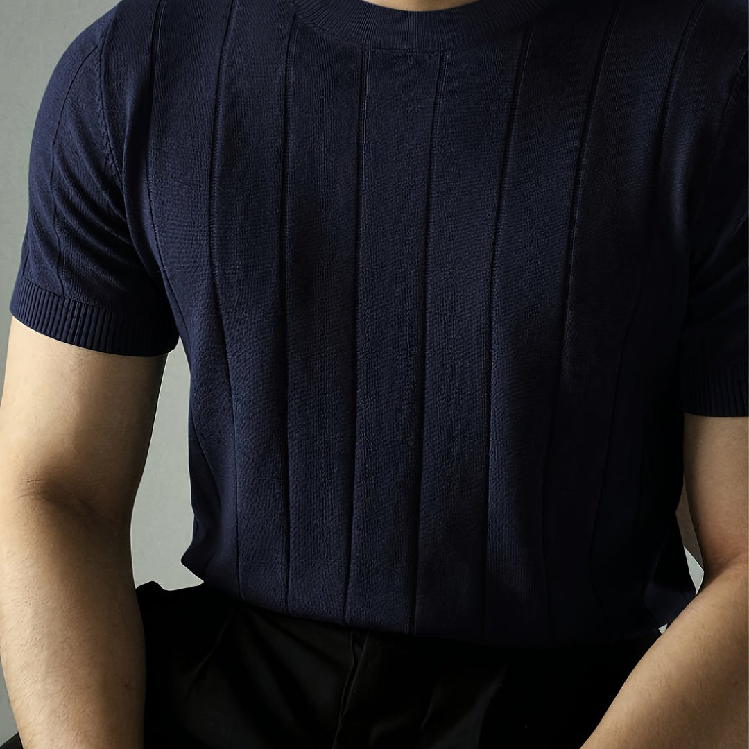 Julian | Ribbed Short-Sleeve Top
