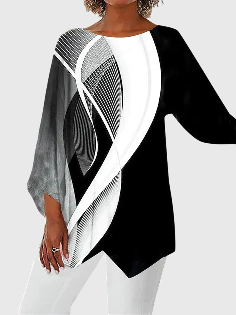 Rosanna | Butterfly-Print Long-Sleeve Top