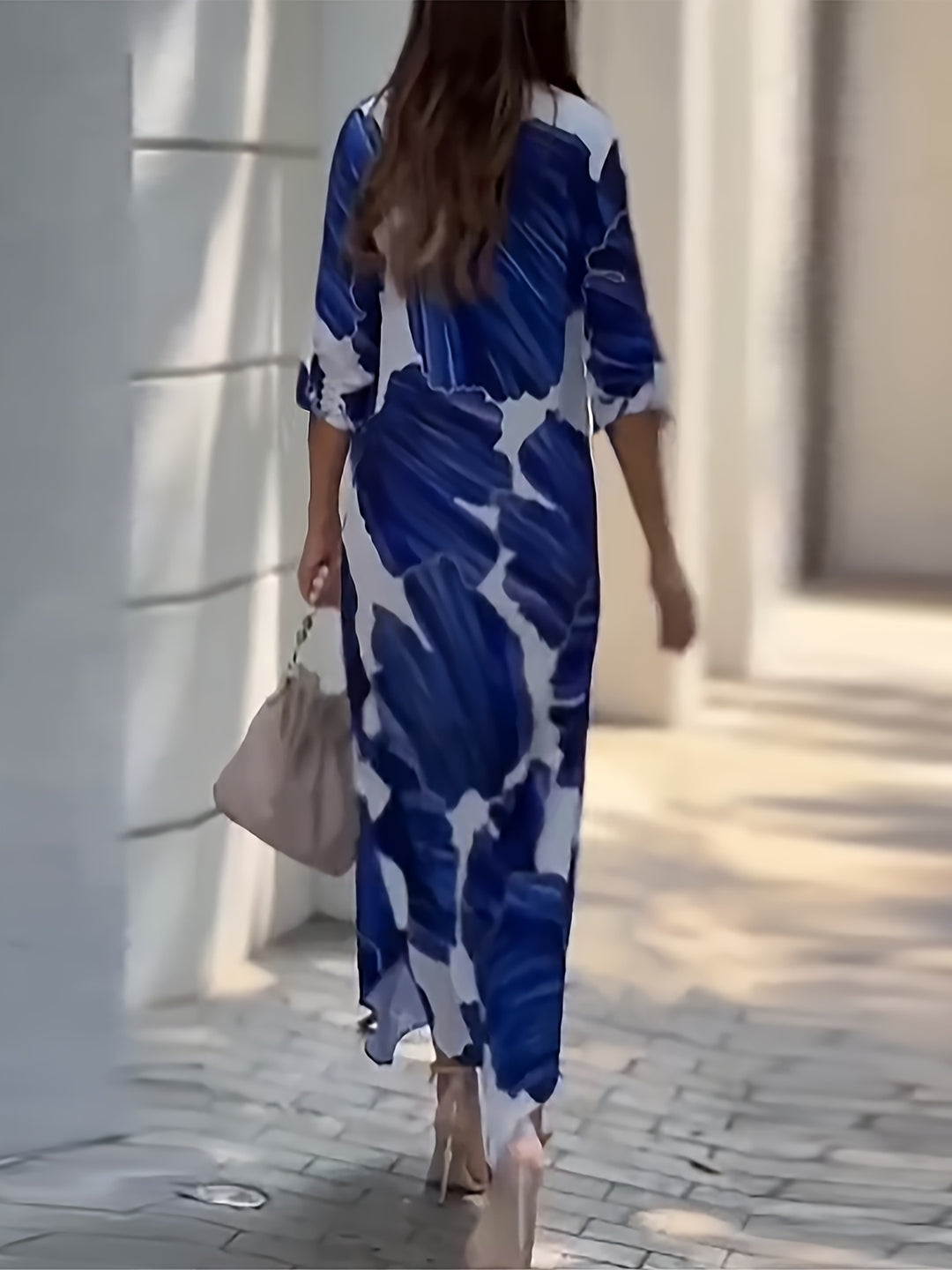 Cassandra | Flowing Maxi Shirt Dress
