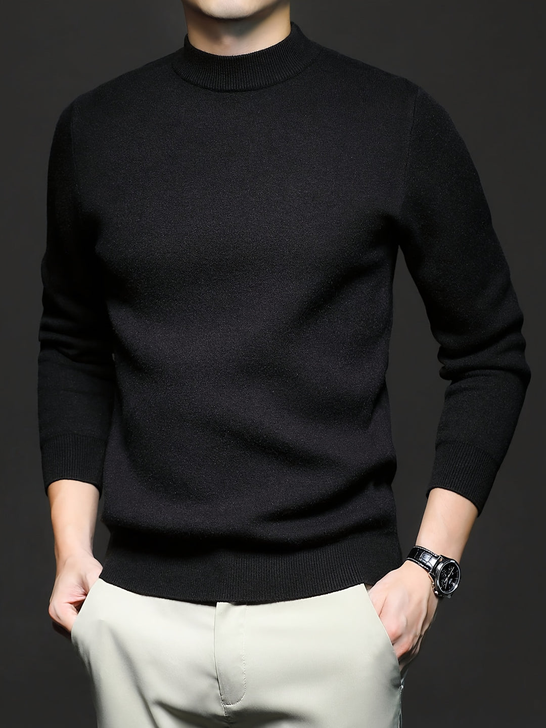 Tobias | Refined High-Neck Sweater