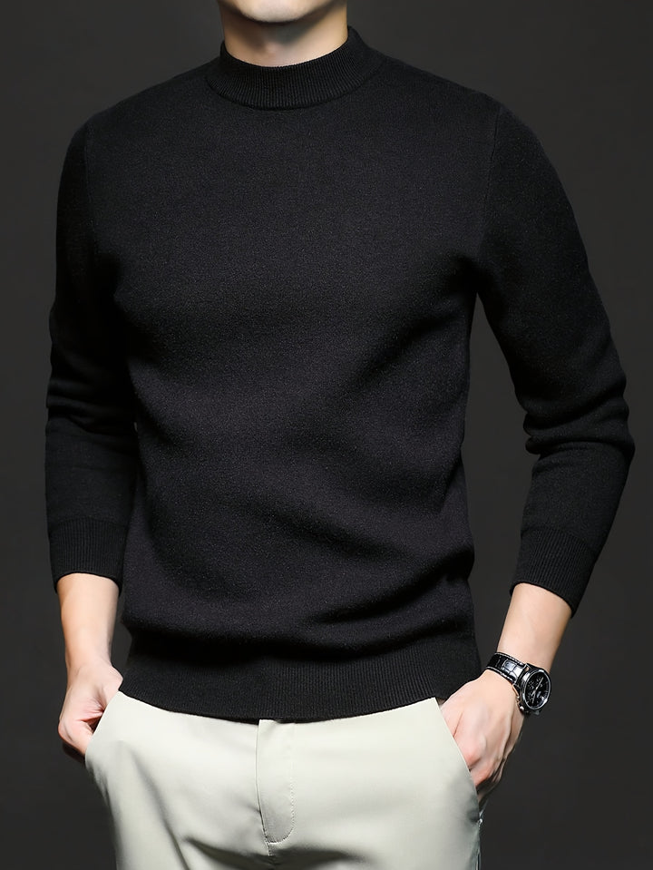 Tobias | Refined High-Neck Sweater