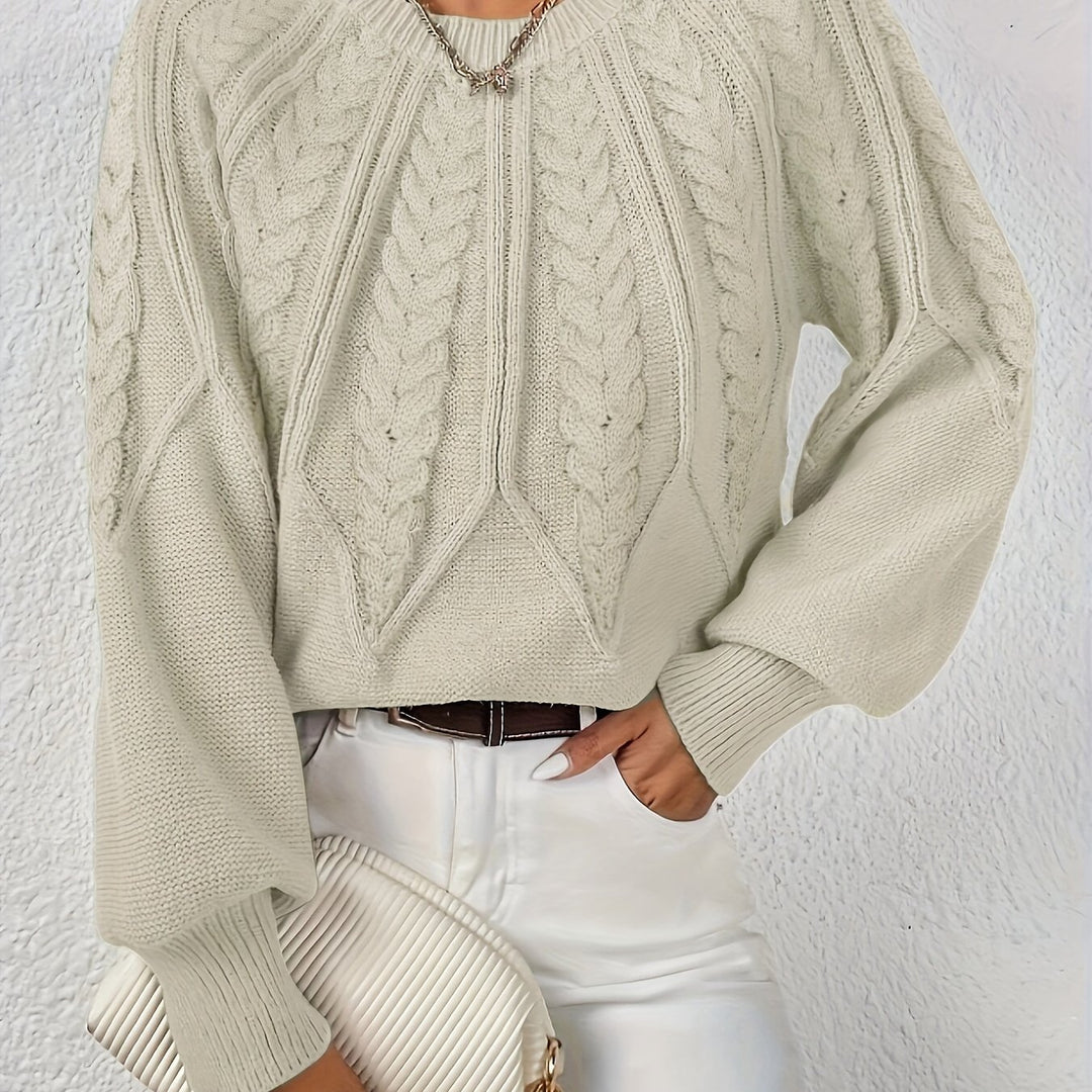 Ophelia | Relaxed Cable-Knit Sweater