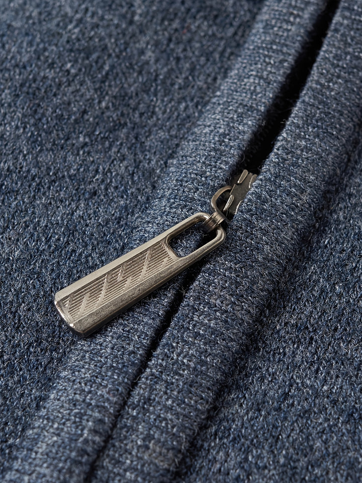 Ambrose | Half-Zip Striped Sweater