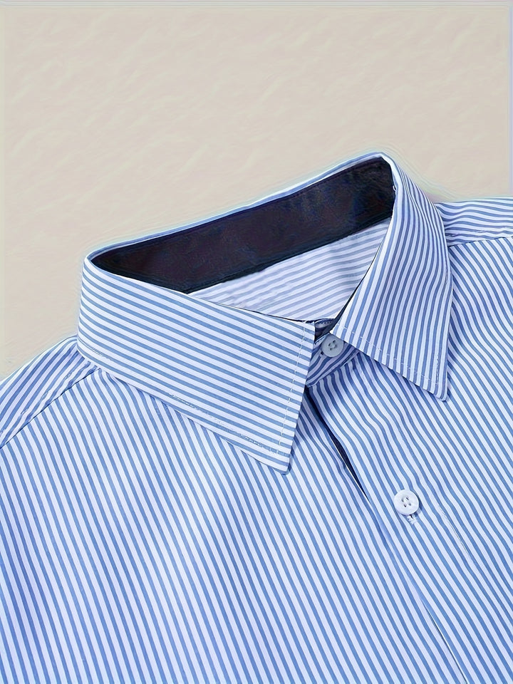 Sullivan | Refined Striped Long Sleeve Shirt