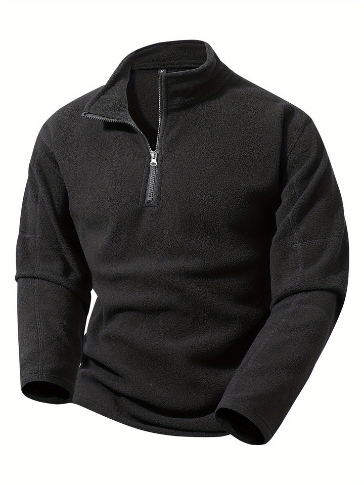 Fraser | Stand-Collar Half-Zip Pullover