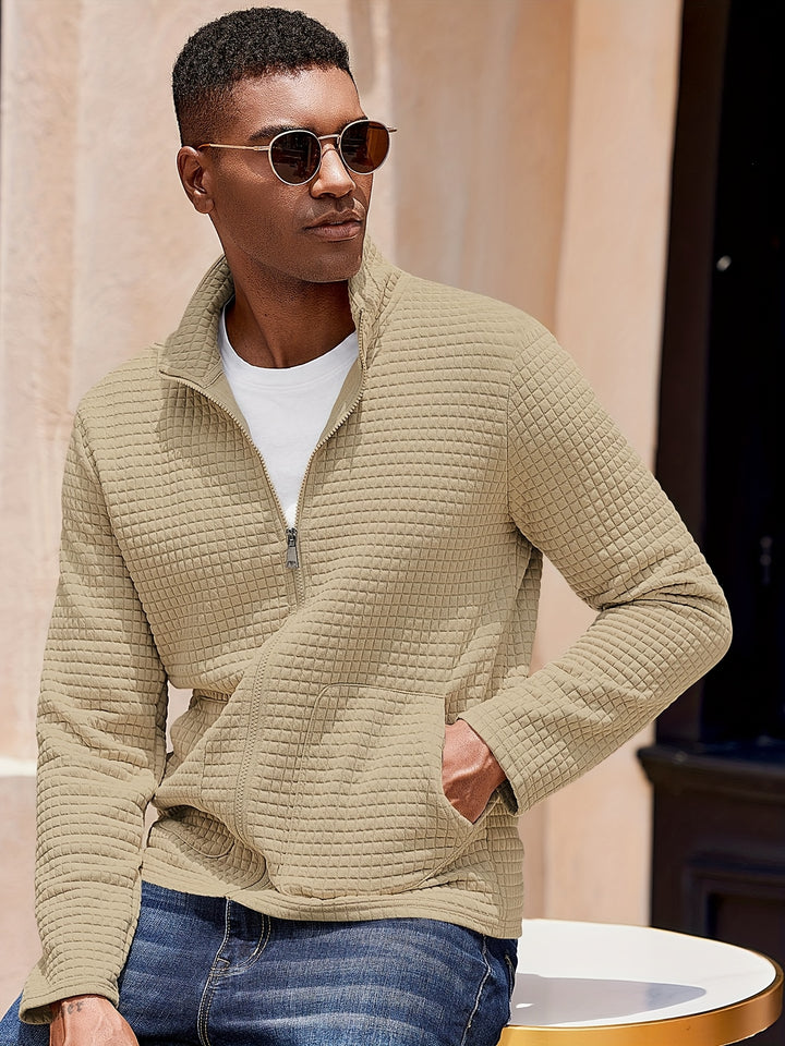 Tobias | Textured Zip-Up Jacket