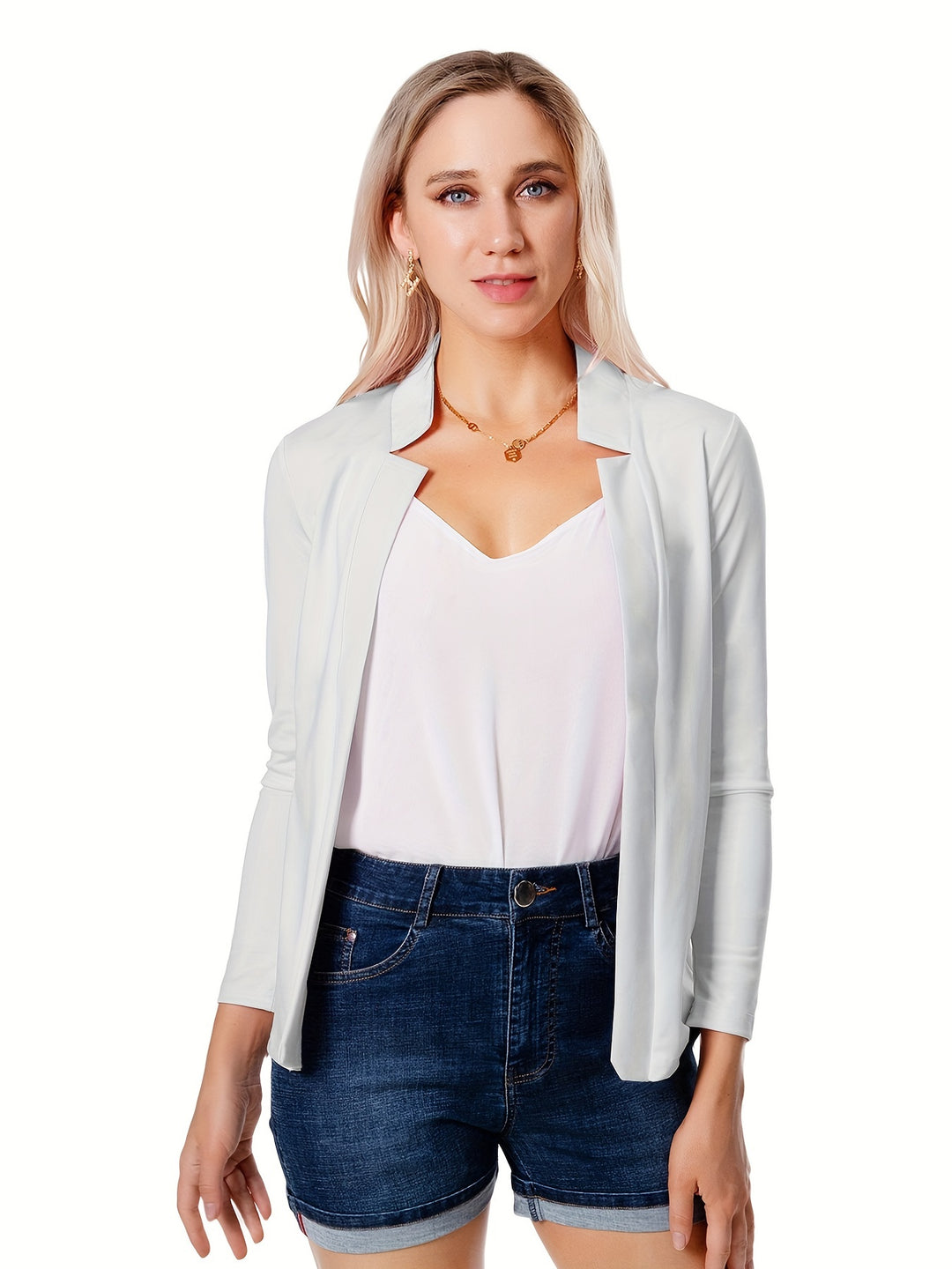 Corinne | Relaxed Open-Front Jacket