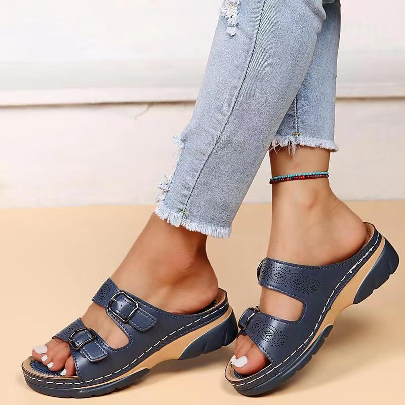 Rosanna | Comfort-Cushioned Slide Sandals