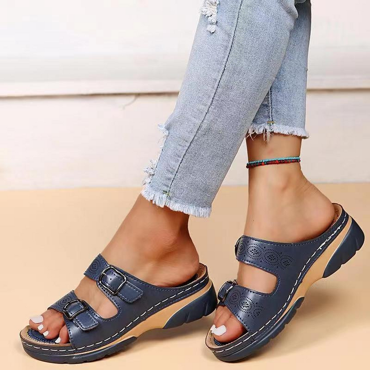 Rosanna | Comfort-Cushioned Slide Sandals